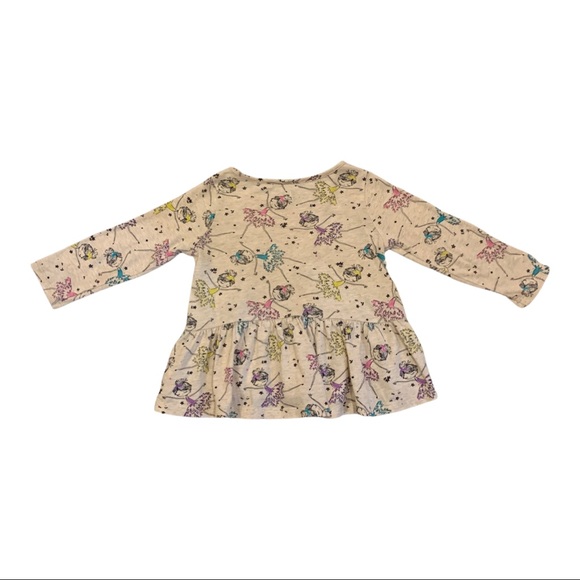 🎄Gap ballerina long sleeve peplum top Size: 18-24 Months - Picture 2 of 7